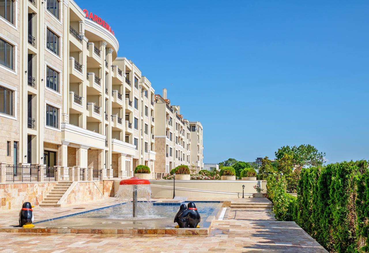 Gardenia Beach Palace Aparthotel Pomorie Exterior photo