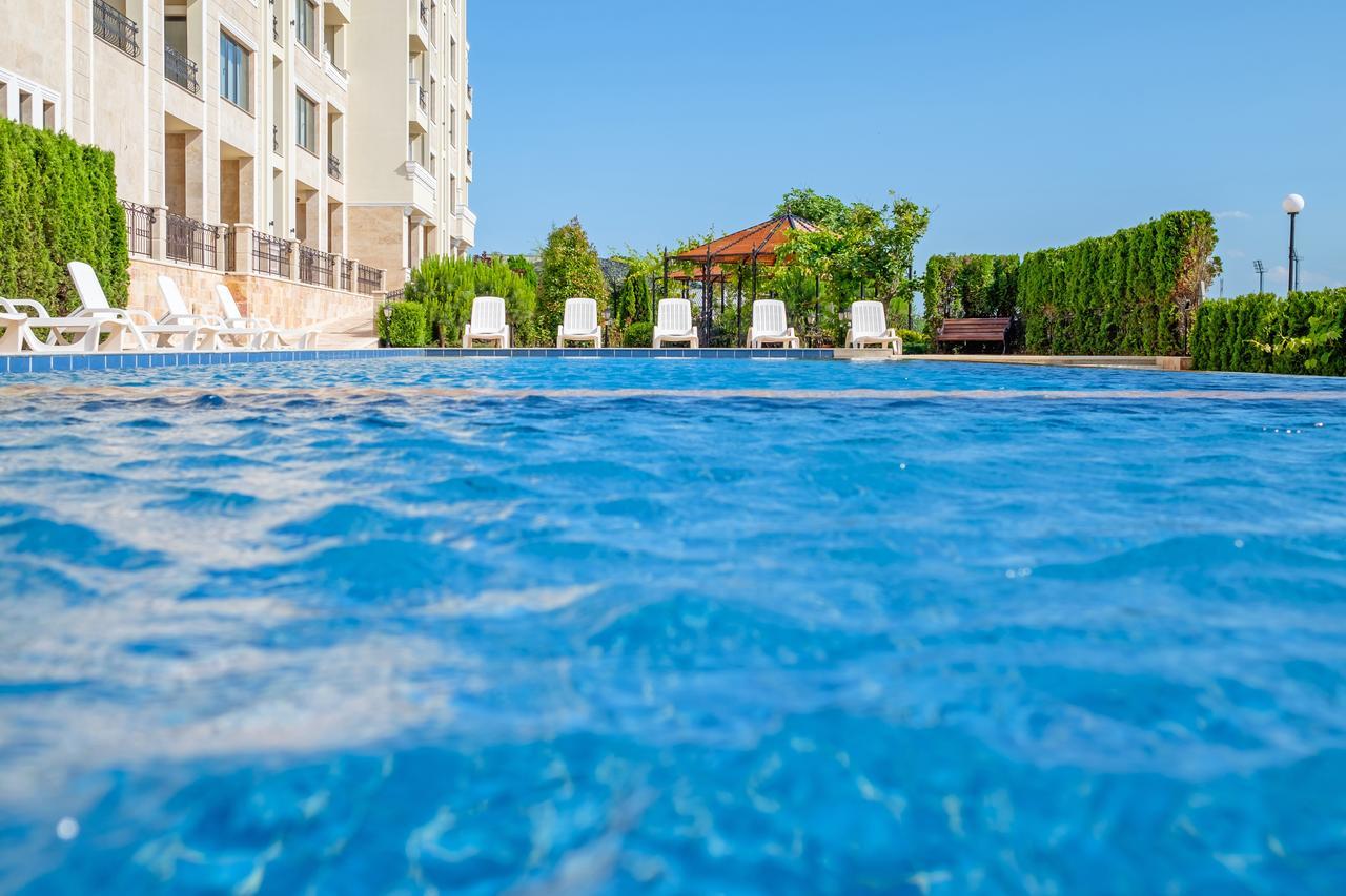 Gardenia Beach Palace Aparthotel Pomorie Exterior photo